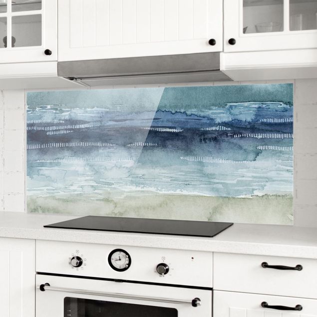 paraschizzi cucina vetro magnetico Nebbia marina I