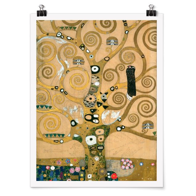 Poster - Gustav Klimt - Tree Of Life - Verticale 4:3