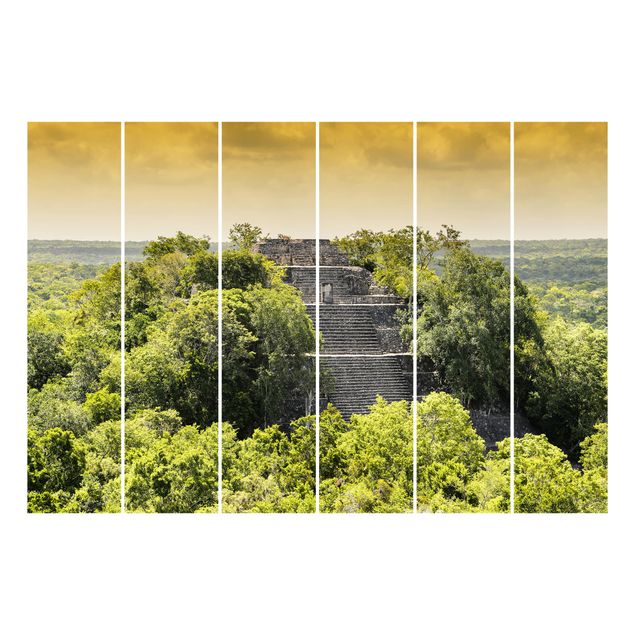 tende a pannello con binario Piramide di Calakmul