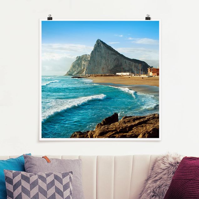Poster - Gibilterra In Mare - Quadrato 1:1