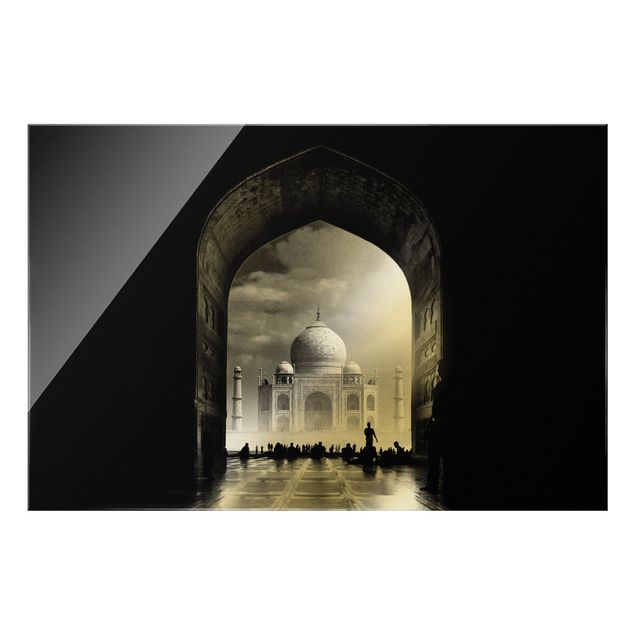 Quadro in vetro - Il Gateway al Taj Mahal - Orizzontale 3:2