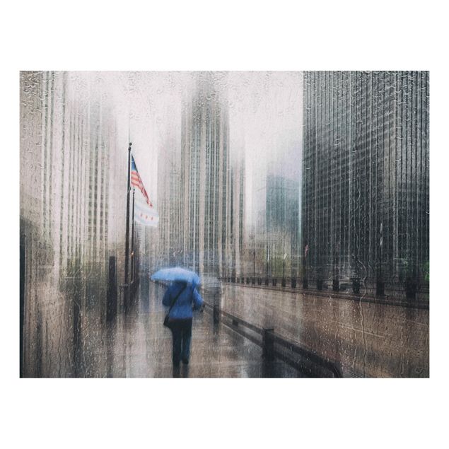 Quadro in forex - Rainy Chicago - Orizzontale 4:3