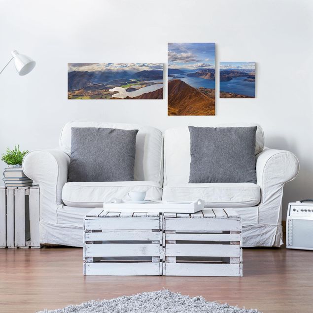 Quadri moderni per soggiorno Roys Peak in Nuova Zelanda