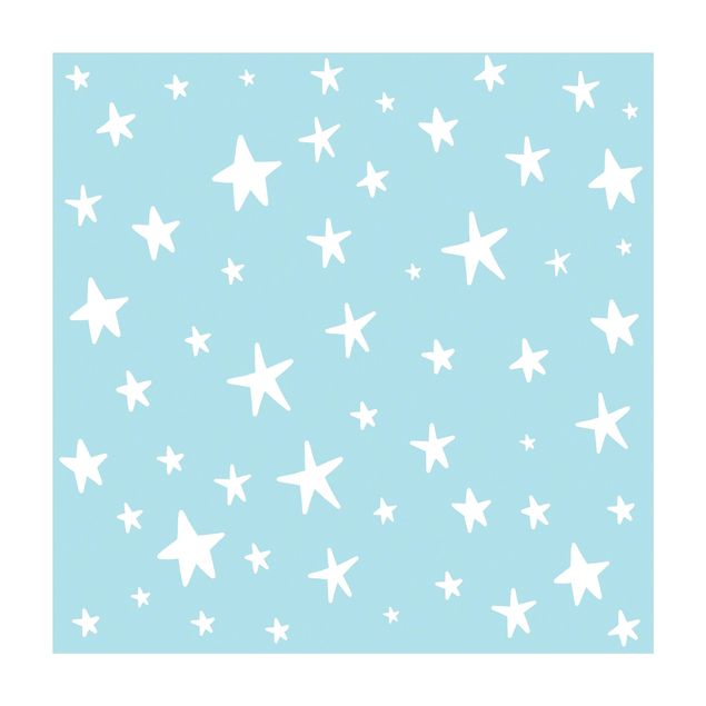 Tappeti grandi Disegno di grandi stelle su nel cielo blu