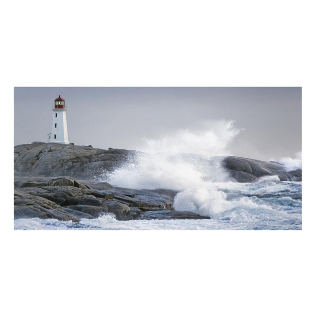Paraschizzi in vetro - Storm Waves At The Lighthouse