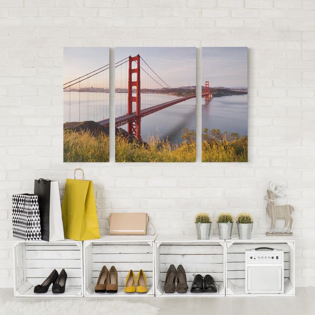 Quadri moderni per soggiorno Ponte del Golden Gate a San Francisco