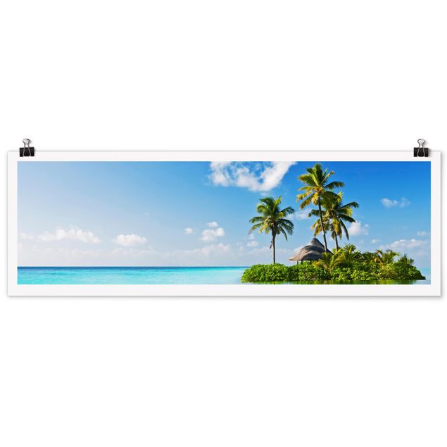 Poster - Tropical Paradise - Panorama formato orizzontale