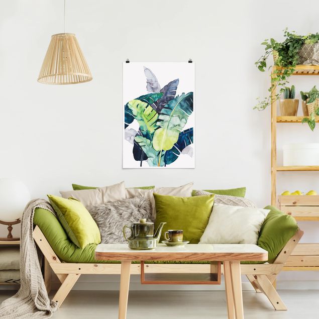 Poster - Exotic Foliage - Banana - Verticale 3:2