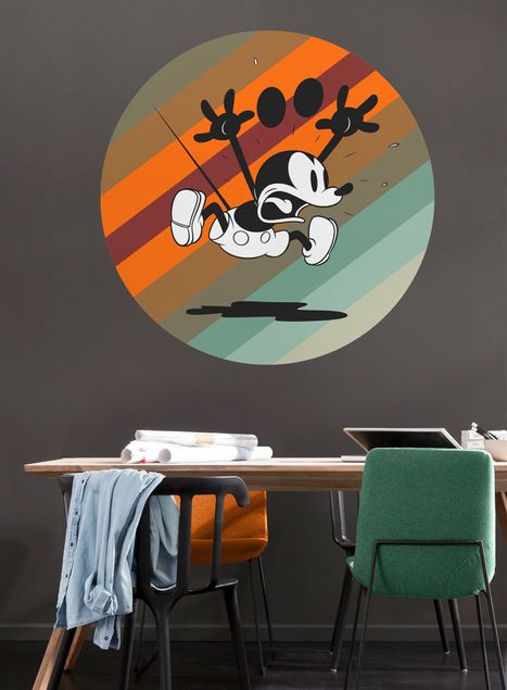 Carte da parati rotonde - Mickey Mouse up and away