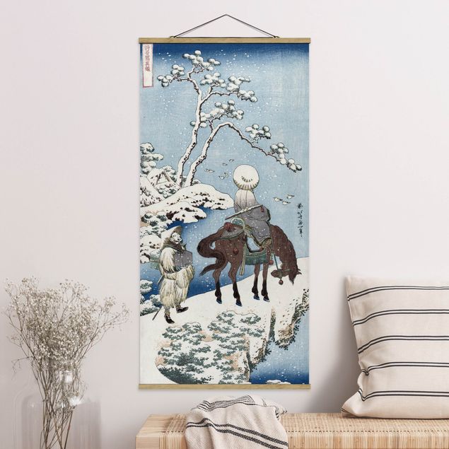 quadri con animali Katsushika Hokusai - Il poeta cinese Su Dongpo