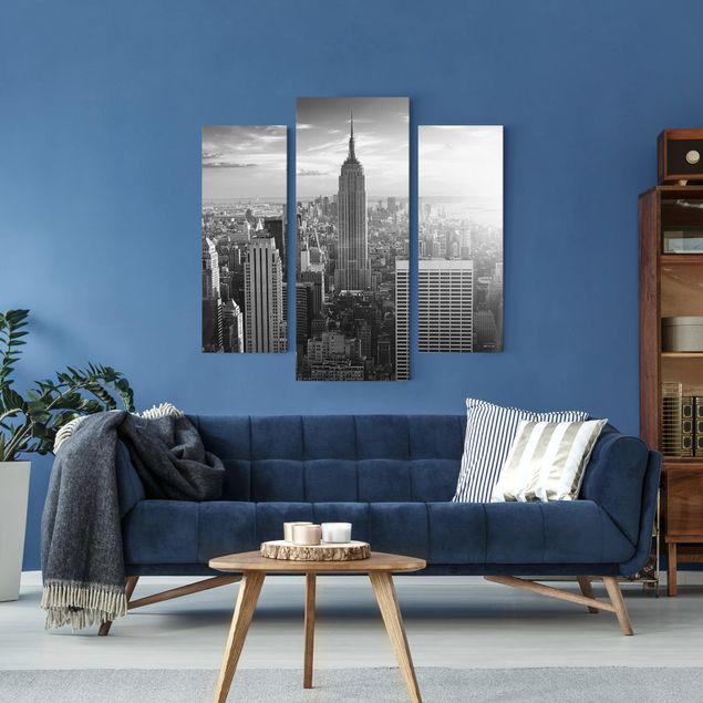 Quadri moderni per soggiorno Skyline di Manhattan