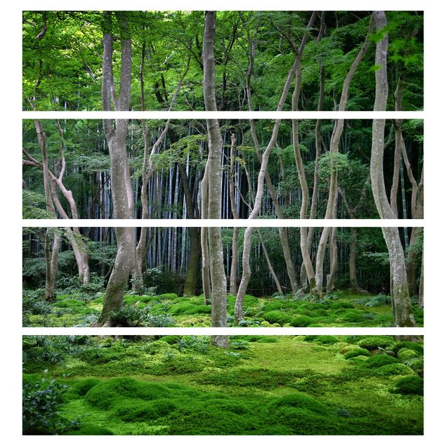Carta adesiva per mobili IKEA - Malm Cassettiera 4xCassetti - Japanese Forest