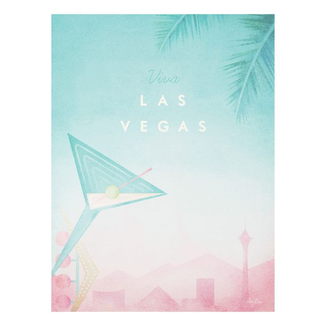 Stampa su Forex - Poster Viaggi - Viva Las Vegas - Verticale 4:3