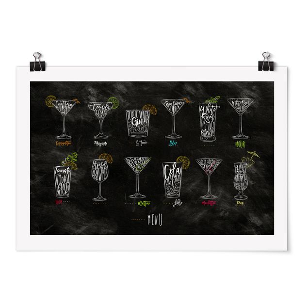 Poster - cocktail Menu - Orizzontale 2:3
