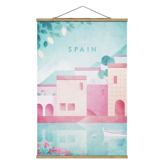 Foto su tessuto da parete con bastone - Poster di viaggio - Spagna - Verticale 3:2