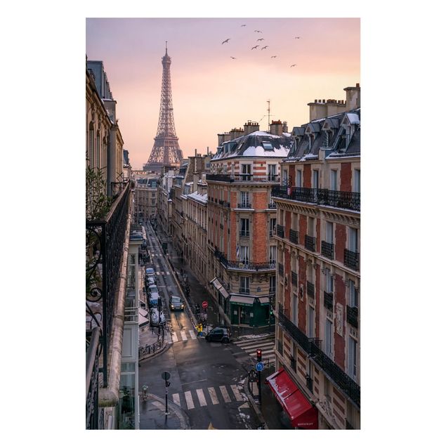 Lavagna magnetica - La torre Eiffel al tramonto