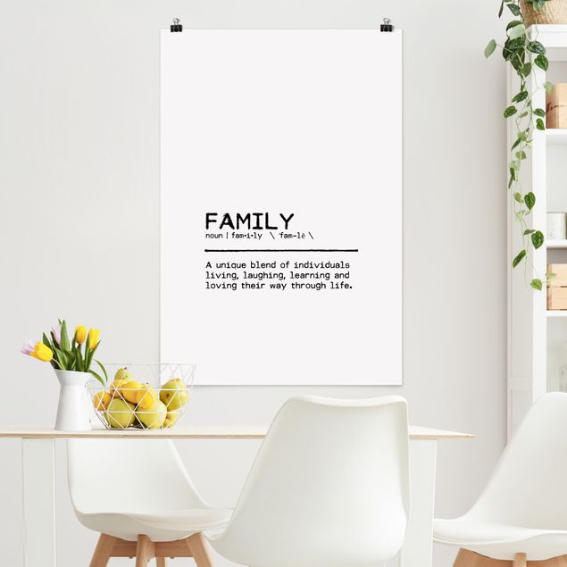 Poster - Definition Family Unique