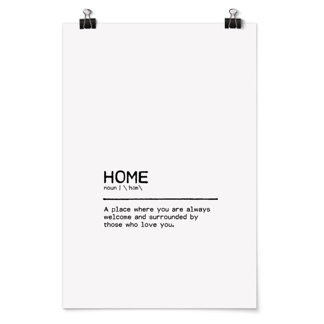 Poster - Definition Home Welcome