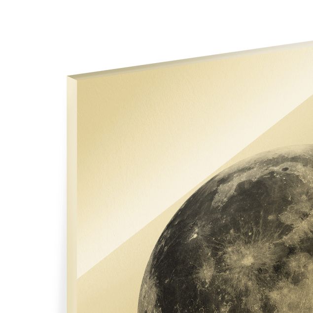 Quadro in vetro - La Luna - La Lune - Formato verticale