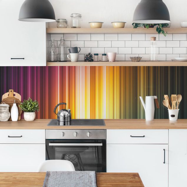 pannello adesivo per cucina Luce arcobaleno