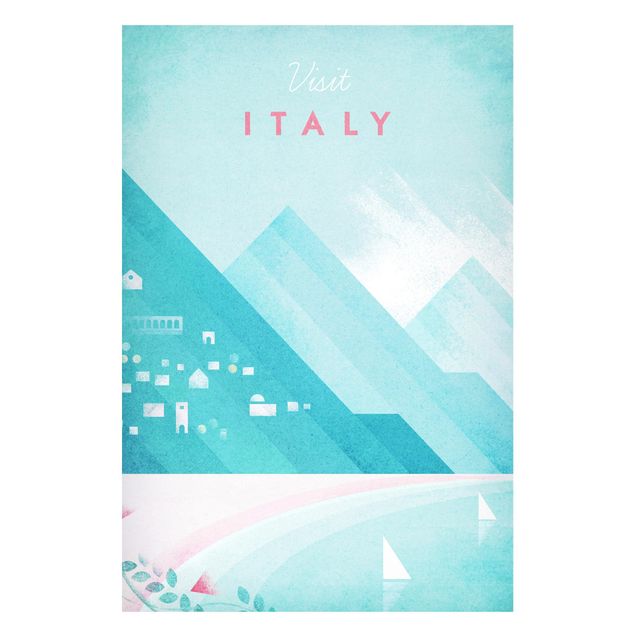 Lavagna magnetica - Poster di viaggio - Italia - Formato verticale 2:3