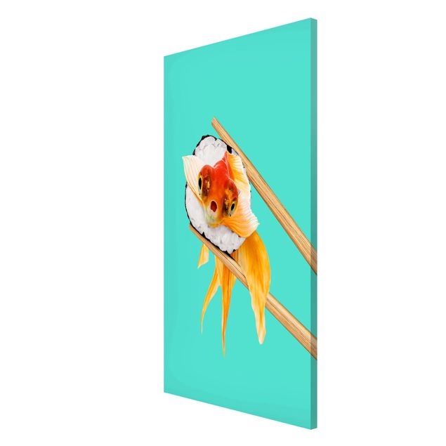 Lavagna magnetica - Sushi con Goldfish - Formato verticale 4:3