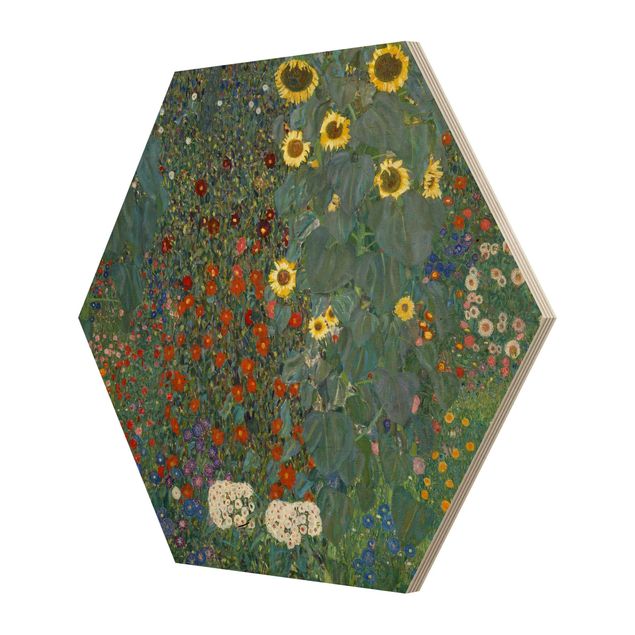 Esagono in legno - Gustav Klimt - Giardino Girasoli