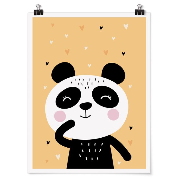Poster - The Happy Panda - Verticale 4:3