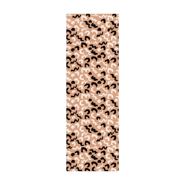Tappetino di sughero - Dense pennellate zebra - Formato verticale 1:2