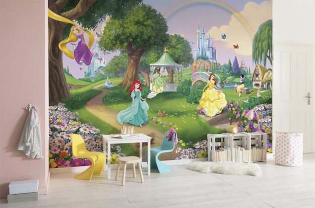 Carta da parati - Principesse Disney - Arcobaleno