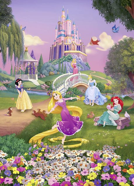 Carta da parati - Principesse Disney - Tramonto