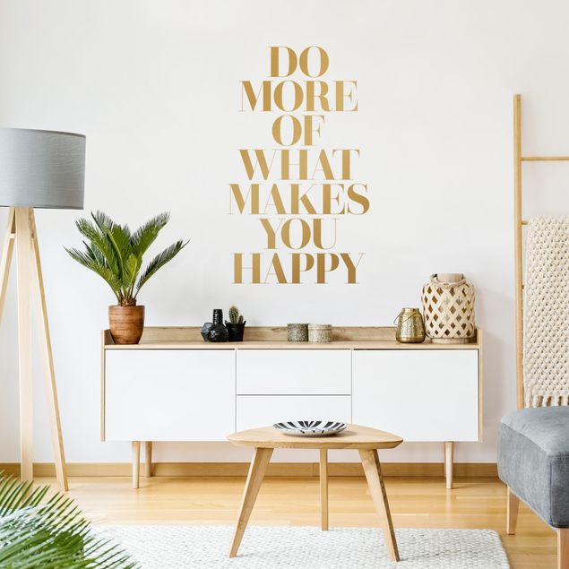Adesivo murale - Do More Of What Makes You Happy