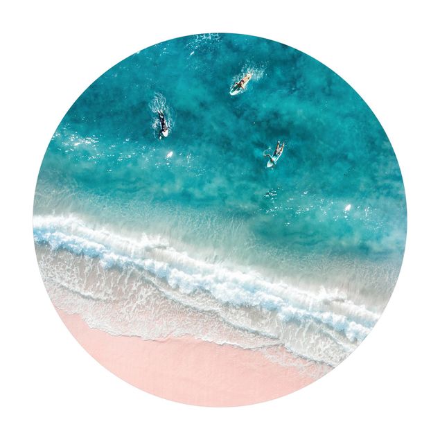 Gal Design quadri Tre surfisti che pagaiano verso la riva