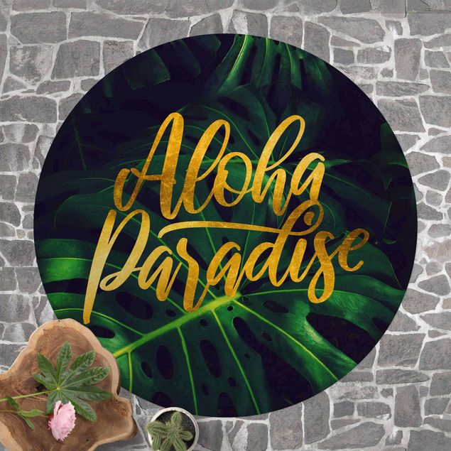 Tappeto per terrazzo esterno Giungla - Paradiso Aloha