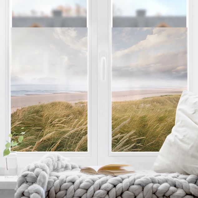 Pellicola per vetri per salone Atmosfera da sogno tra le dune