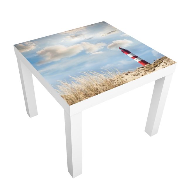 Carta adesiva per mobili IKEA - Lack Tavolino Lighthouse in the dunes