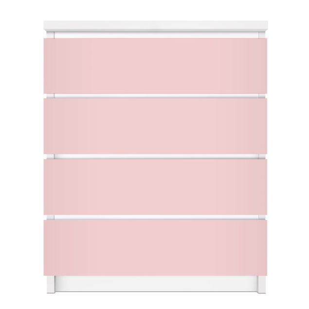 Carta adesiva per mobili IKEA - Malm Cassettiera 4xCassetti - Colour Rose