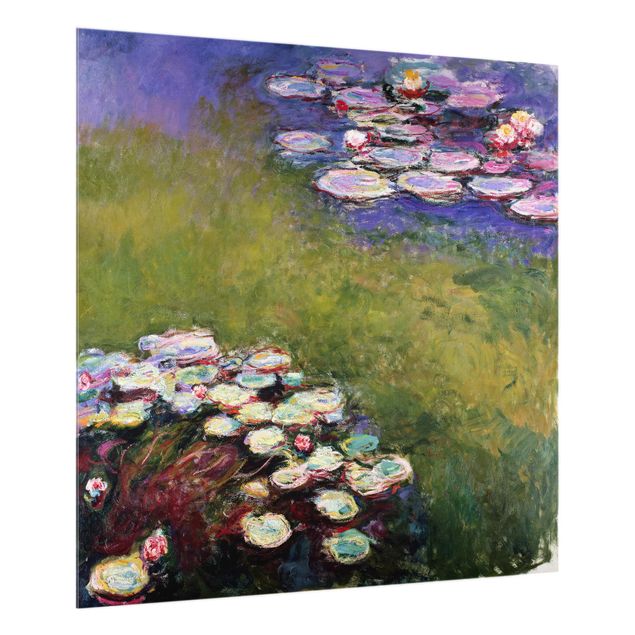 Paraschizzi in vetro - Claude Monet - Water Lilies