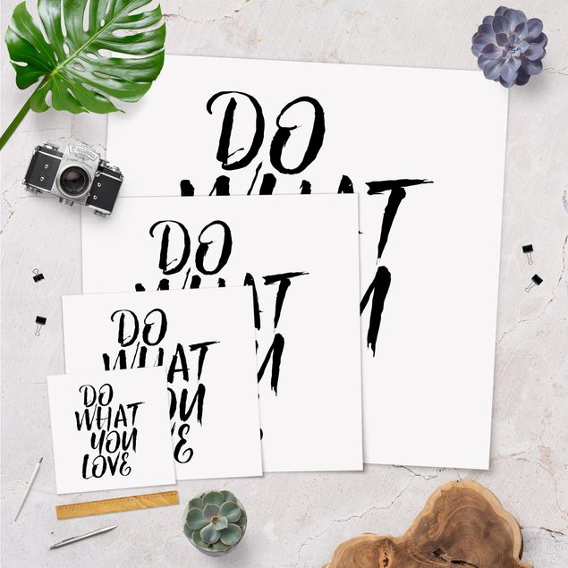 Poster - Do What You Love - Quadrato 1:1