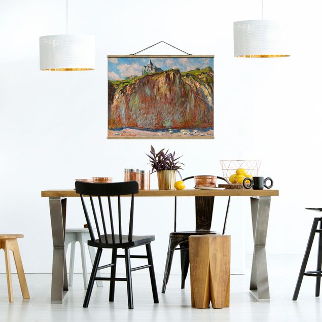 Foto su tessuto da parete con bastone - Claude Monet - Varengeville Morning Light - Orizzontale 3:4