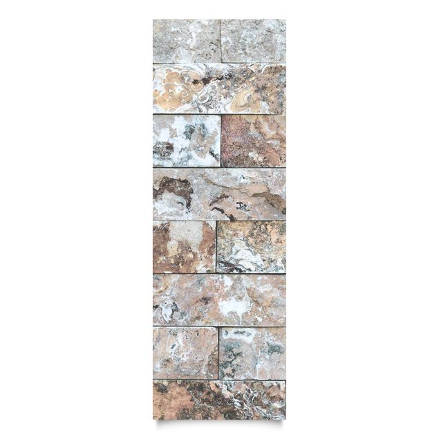 Carta Adesiva per Mobili - Muro di pietra effetto marmo naturale