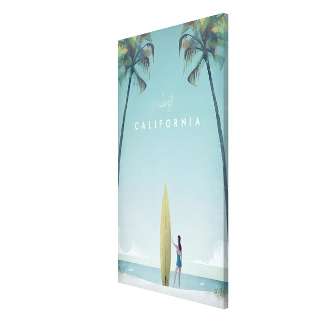 Lavagna magnetica - Poster di viaggio - California - Formato verticale 4:3