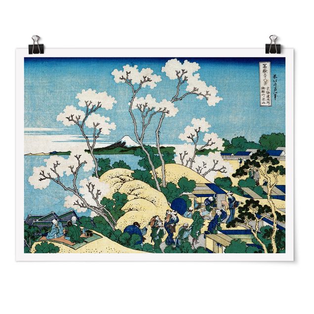 Poster - Katsushika Hokusai - La Fuji Di Gotenyama - Orizzontale 3:4