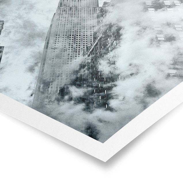 Poster - Facciata Della Empire State Building - Quadrato 1:1