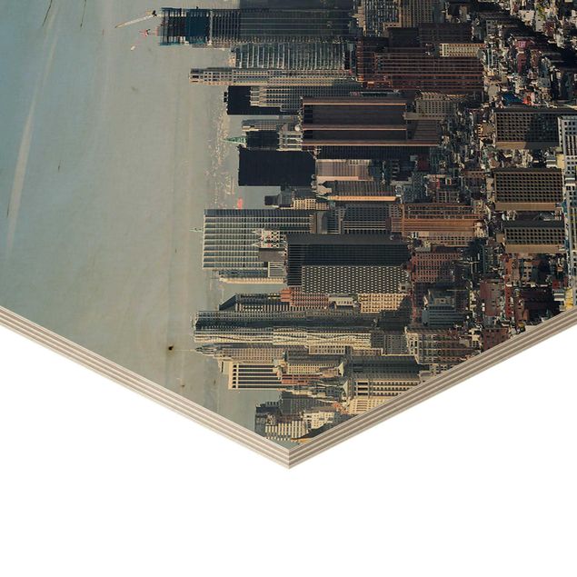 Esagono in legno - Vista da Empire State Building