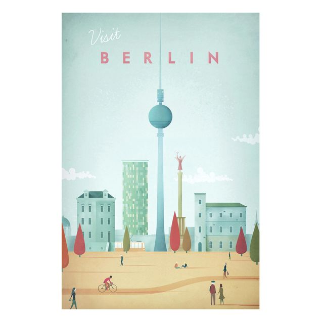 Lavagna magnetica - Poster viaggio - Berlino - Formato verticale 2:3