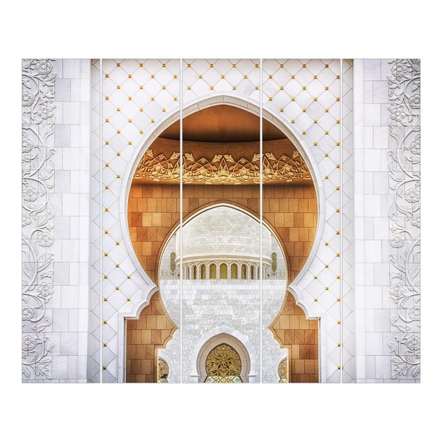 tende a pannello con binario Porta della moschea