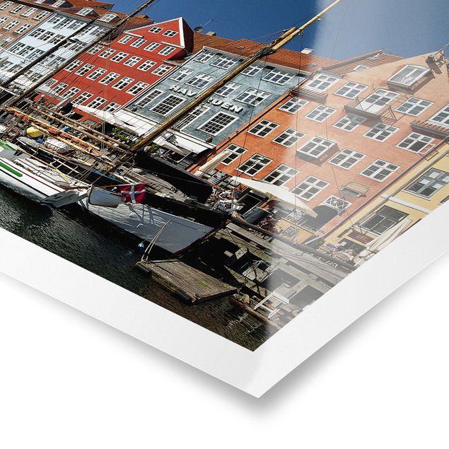 Poster - Porto di Copenhagen - Quadrato 1:1