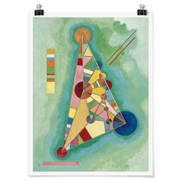 Poster - Wassily Kandinsky - Triangolo - Verticale 4:3