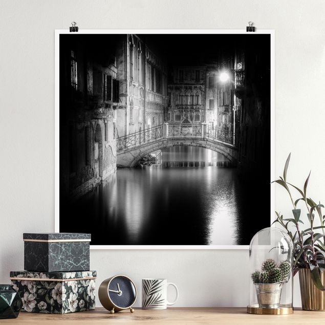Poster - Ponte di Venezia - Quadrato 1:1
